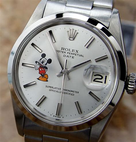 mickey mouse rolex for sale